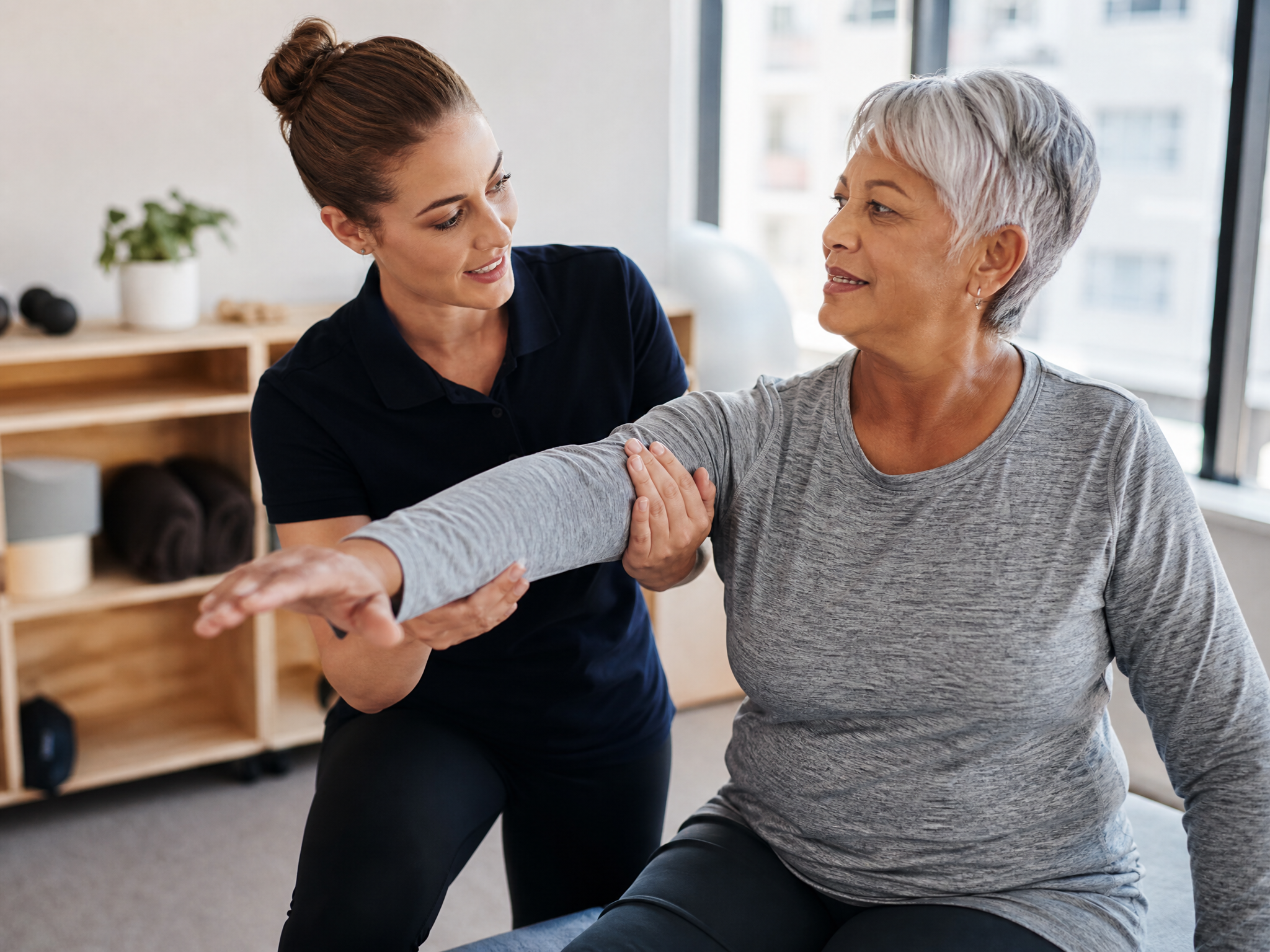 Hands-on physiotherapy care at the St Marys clinic